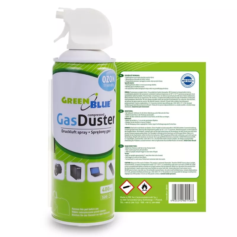 Perslucht GreenBlue GB400 400ml pistoolverstuiver - pistoolspray
