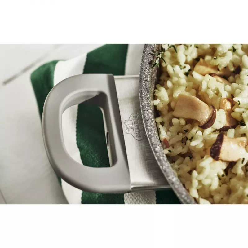 Serveerpan Ballarini 75002-973-0 rond grijs 28 cm
