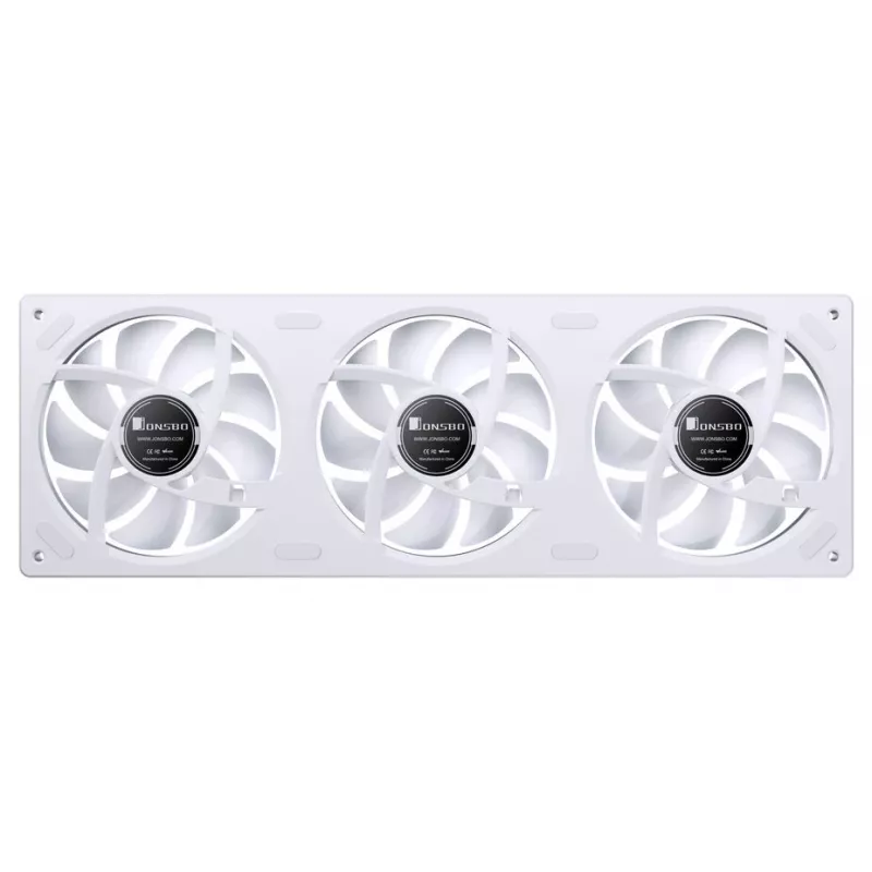 Jonsbo ZA-360 ventilatorset, Reverse Blade, PWM, ARGB, 360 mm, wit