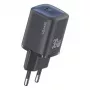 usams 30 W GaN USB-C-snellader USA001446 — draagbare 30-W-USB-C-PD-wandlader, zwart
