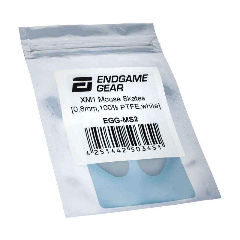 Endgame Gear XM1 muisglijders, 100% PTFE, melkwit