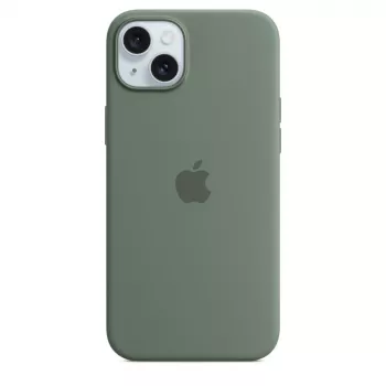 Apple iPhone 15 Plus silicone case met MagSafe - Cypress