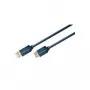ClickTronic 3 m USB 3.0 A/A m/v 3 m USB A USB A blauwe USB-kabel (70120)