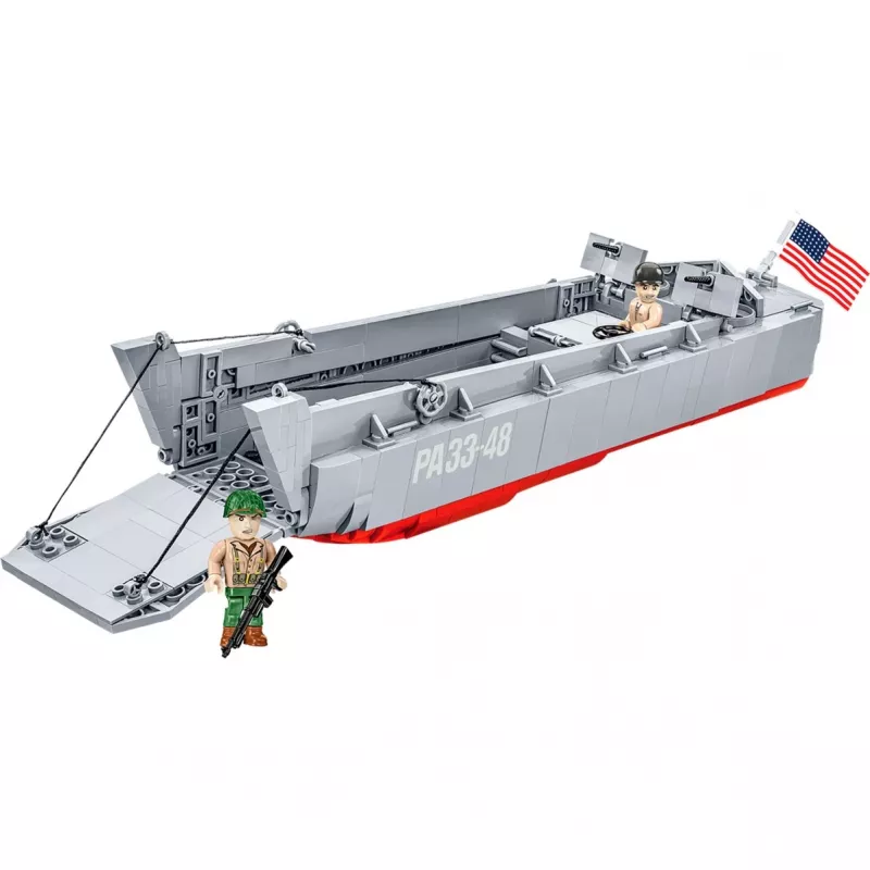 Bouwset Cobi LCVP Higgins Boat 715 onderdelen leeftijd 8+