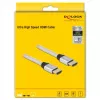 HDMI-kabel DeLOCK Ultra High Speed 48 Gbps 8K 60 Hz zilver 3 m