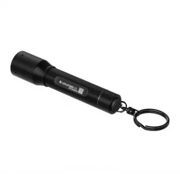 Sleutelhanger-zaklamp Ledlenser P3 zwart — compacte aluminium LED-zaklamp, AAA, tot 130 lm, IP54, 3 standen