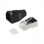 Draadverbinder RJ45 LogiLink MP0022 zwart transparant