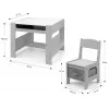 Kindermeubelset Milly Mally Sven grijs 5489 — compacte set in grijs