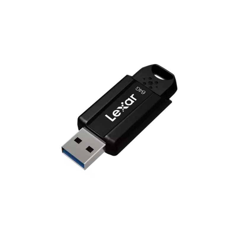 Lexar JumpDrive S80 LJDS080064G-BNBNG USB-stick, 64 GB, USB 3.1, 150 MB/s, zwart