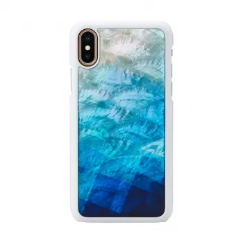 Smartphonehoesje iKins voor iPhone XS/S blue lake white