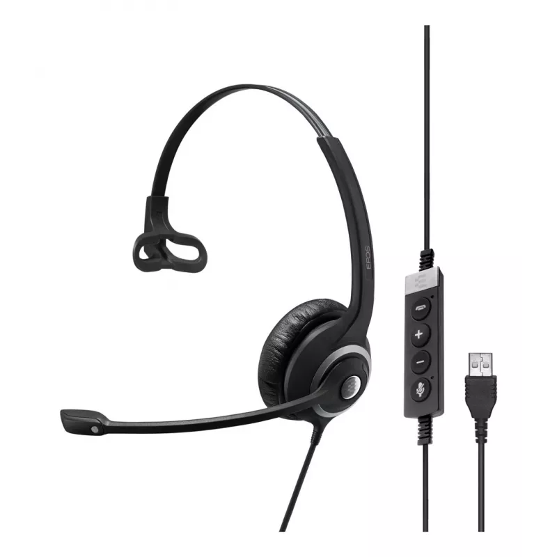 EPOS IMPACT SC 230 USB MS II mono USB-A headset in-line call control Microsoft gecertificeerd (1000578)