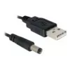 USB-stroomkabel DeLOCK 82197 1 m USB-A stekker/stekker