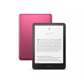 E-reader Amazon Kindle Paperwhite Signature Edition 2024 — 7-inch display, 32 GB, IPX8 waterdicht, USB-C, framboosrood