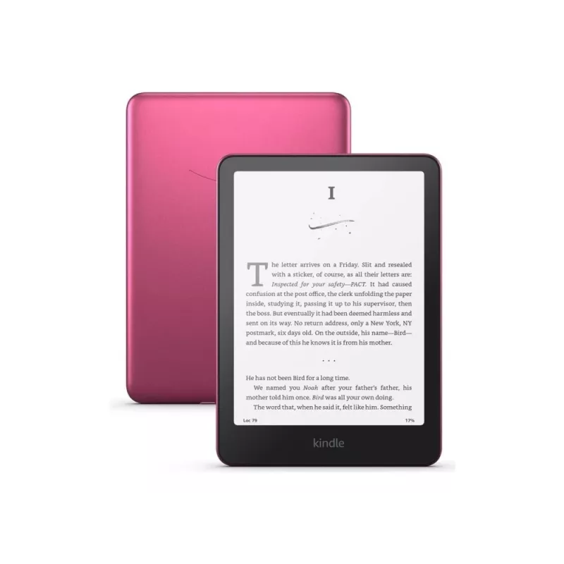 E-reader Amazon Kindle Paperwhite Signature Edition 2024 — 7-inch display, 32 GB, IPX8 waterdicht, USB-C, framboosrood