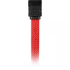 SATA-kabel Sharkoon SATA 3 0,45m 7-pins zwart rood