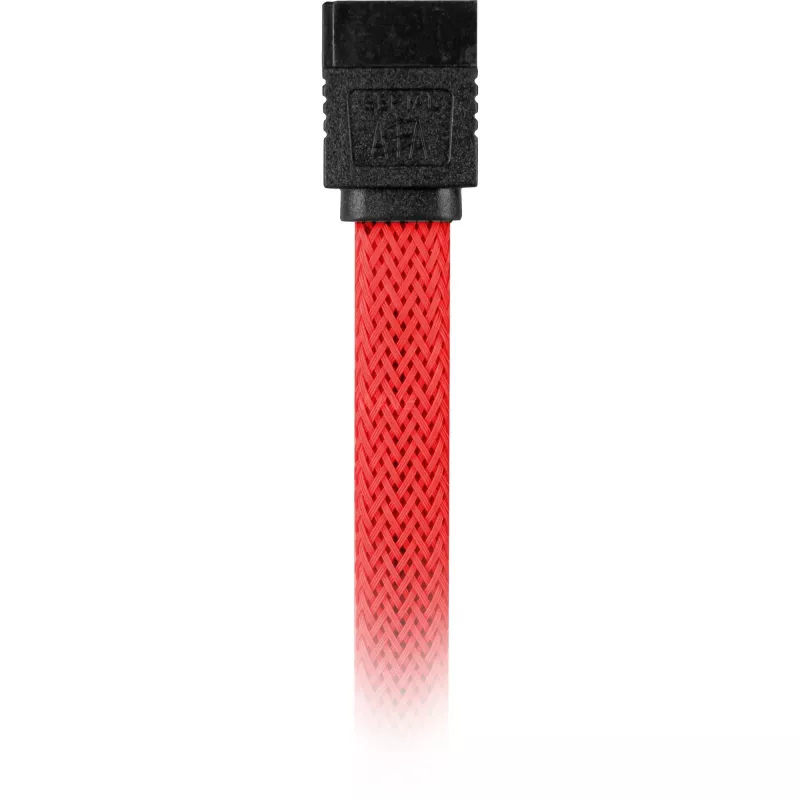 SATA-kabel Sharkoon SATA 3 0,45m 7-pins zwart rood