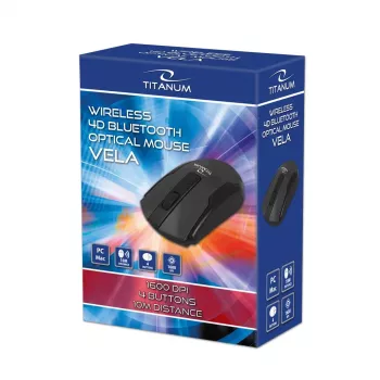 Muis Esperanza TM123 draadloos Bluetooth 4D Vela zwart