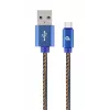 USB 2.0-kabel GEMBIRD USB A naar USB C 2 m, 0,48 Gbit/s, 2,1 A, blauw