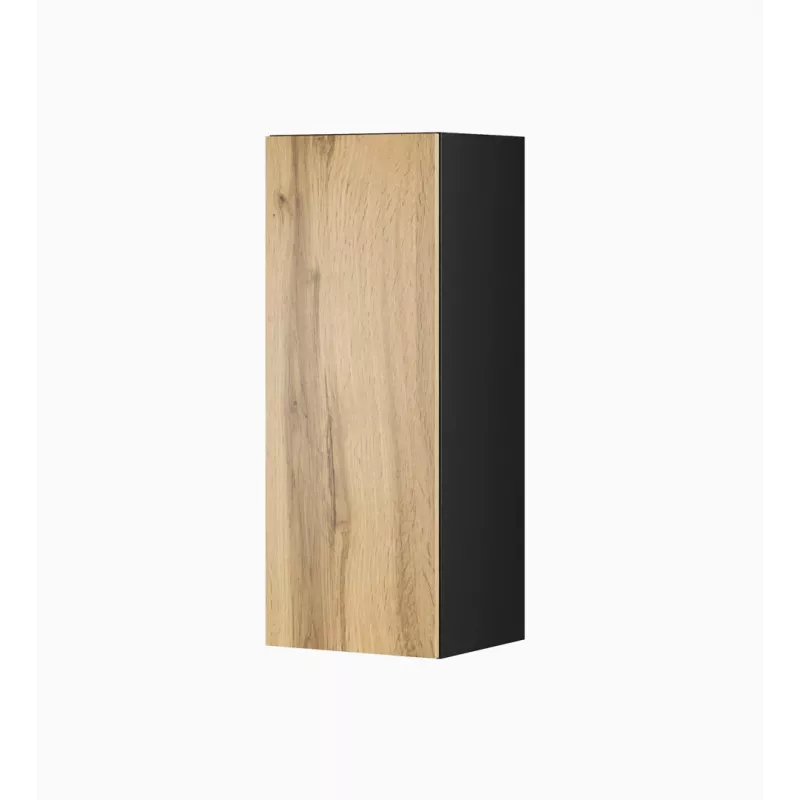 Cama woonkamerkastset VIGO 13 zwart/wotan eiken