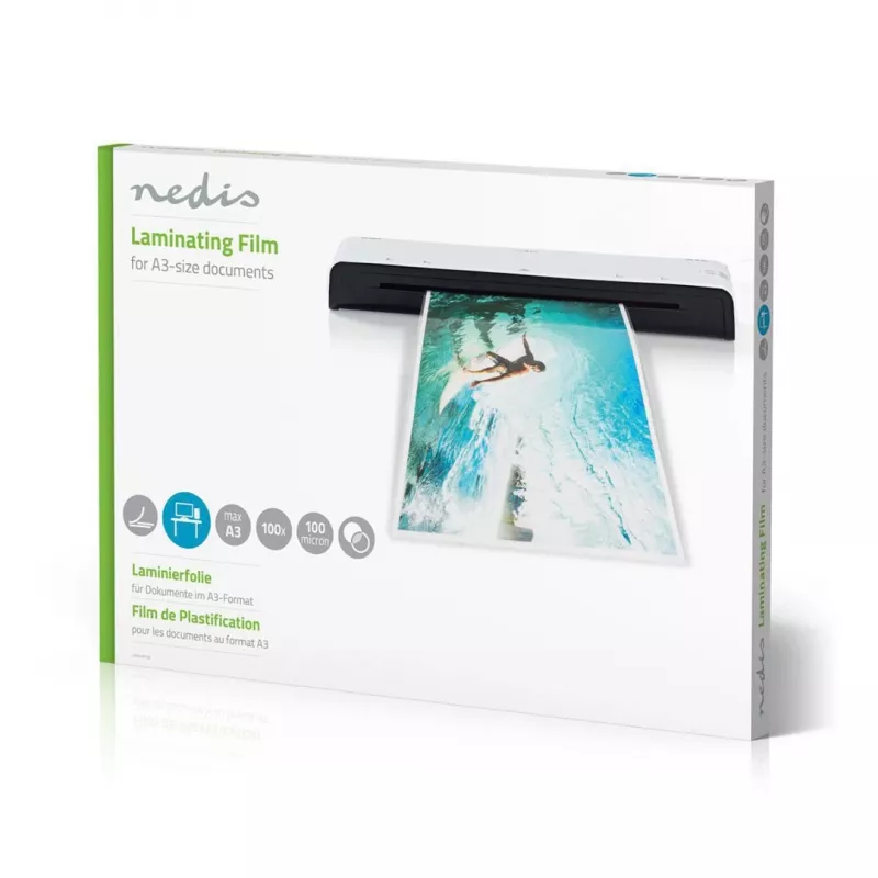 Nedis LAMIA3AT100 Lamineerfolie