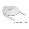 DeLOCK spiraalslang flexibel 2 m x 12 mm transparant polyethyleen -40 tot 80 °C
