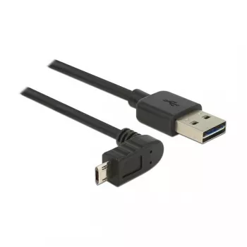 USB-kabel DeLOCK 83857 USB 2.0 3 m USB A micro-USB B zwart