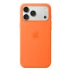 Apple iPhone 17 Pro Max siliconen case met MagSafe oranje
