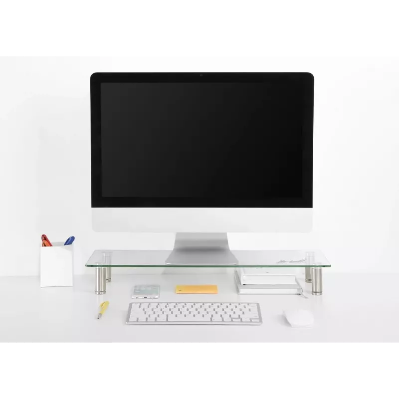 GEMBIRD glazen monitorstandaard maat M