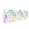 Behuizingsventilator MODECOM VOLCANO LOOP 120 ARGB wit – 120 mm, ARGB-verlichting, PWM-ondersteuning, 400–1400 t/min