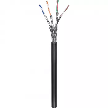 Wentronic goobay - bulk-kabel - 100,0 m - SFTP, PiMF - CAT 6 - litze - zwart (57195)