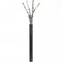 Wentronic goobay - bulk-kabel - 100,0 m - SFTP, PiMF - CAT 6 - litze - zwart (57195)