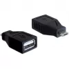 DeLOCK - USB-adapter - USB Type-A, 4-polig (bus) - 5-polig Micro-USB Type-B (stekker) (65296)