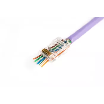 RJ45-kabelstekker Digitus X-ML-6U-EZ transparant stekker 100 stuks