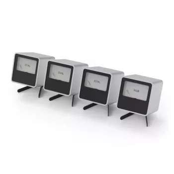 Dial controller Streacom VU1-Dial zilver USB Type-C — draaiknop voor systeemventilatoren, RGB- en audiobesturing