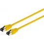 Netwerkkabel S/CONN 08-41012 geel 0,5m Cat8.1 F/FTP