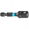 Makita Impact Black - bus-adapter - 3/8 - square - zeskant - 1/4 - inbus - lengte: 50 mm