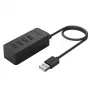 ORICO USB-hub W5P-U3-030 4-poorts USB 3.0, compacte deskthub voor het aansluiten van randapparatuur