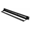 Patchpanel Extralink 24-poorts U/UTP (UTP) modulair, 1U, zwart, 482,6 mm breed