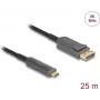 Actieve optische kabel DELOCK USB-C naar DisplayPort 25,00 m (model 81608)