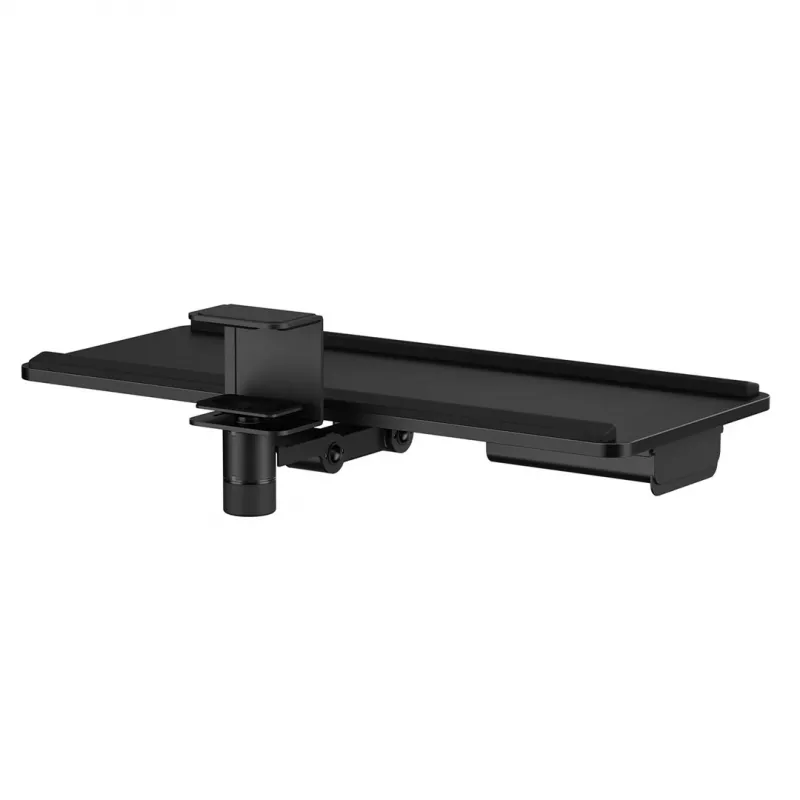 Maclean toetsenbordhouder onder het bureau, max. belasting 5 kg, horizontaal en verticaal verstelbaar, zwart, MC-108 B