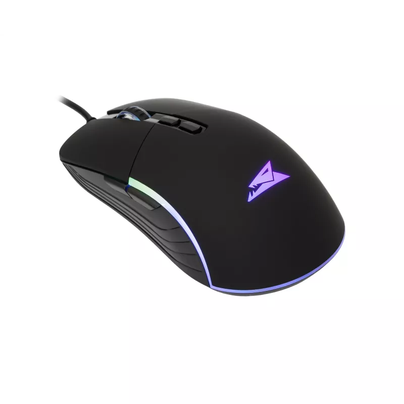 Muis Baracuda BGM-011 Nautilus zwart RGB USB