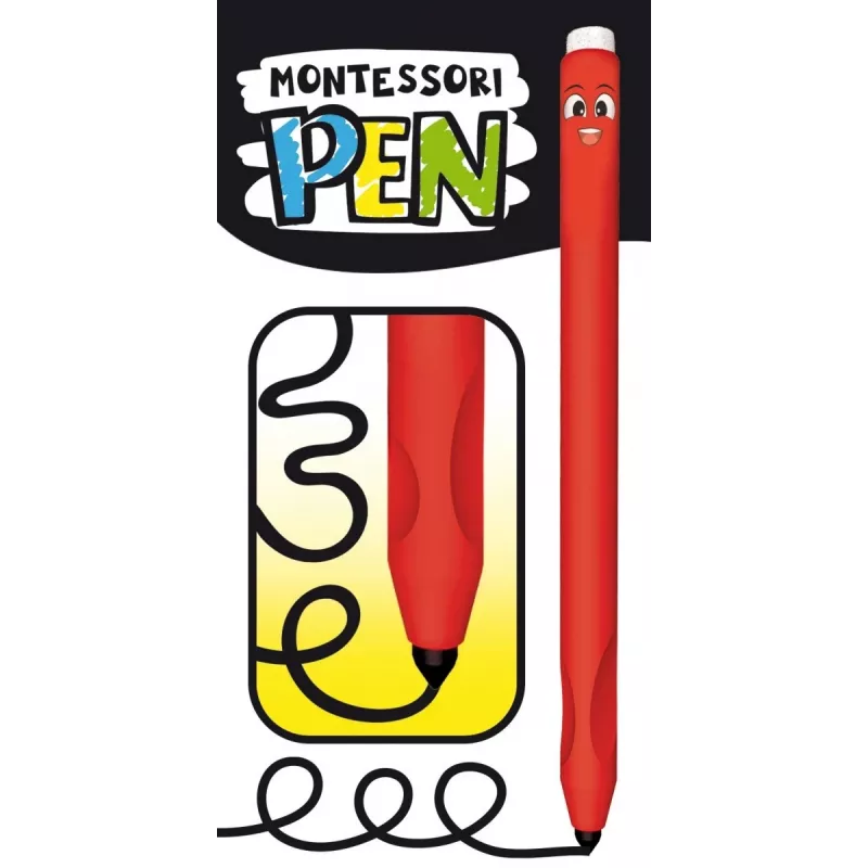 Montessori pen schrijfschool leerset met 18 borden
