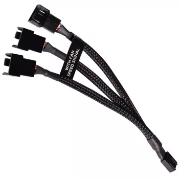 RGB-splitterkabel Alphacool 18679 zwart kunststof 150mm