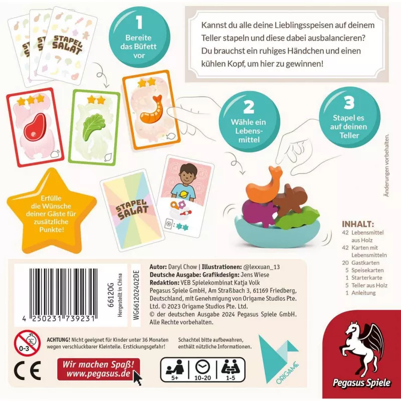 Stapelsalat, behendigheidsspel