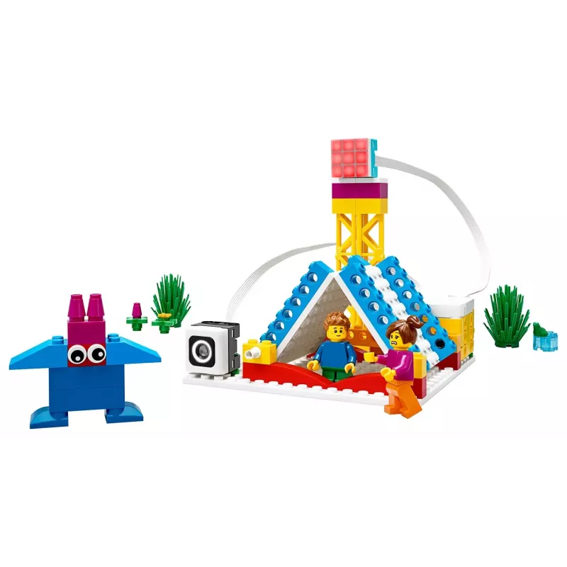 LEGO Education SPIKE Essential Set A+ 45345 – leerrobotica- en programmeerbouwpakket, 449 elementen, vanaf 6 jaar