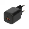 Externe voeding IBOX ILUC42B 12 V 2 A, 33 W, USB-A + USB-C PD3.0, QuickCharge 3.0, universeel