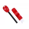 Overlevingskompas BCB CN340 — compact kompas met lichtgevende wijzerplaat, kunststof greep, 110 mm, 47 g, rood