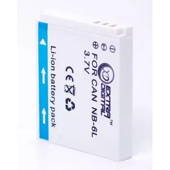 Extra Digital NB-6L accu 3,7V 1200mAh voor compatibele Canon-apparaten