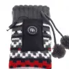 Glovii GOBM huisschoenen pantoffellaarzen dames grijs, rood, wit