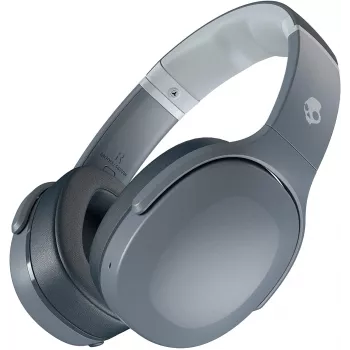 Koptelefoon Skullcandy Crusher Evo — bedraad & Bluetooth, grijs, 40 uur accu, USB-C, AUX, opvouwbaar